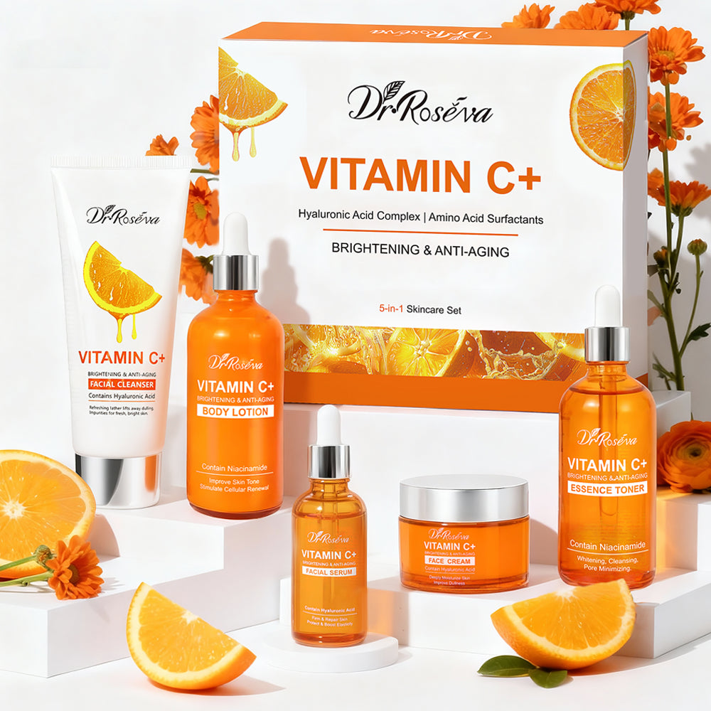 Natural Organic Anti Aging Products - Vitamin C Facial Skincare Kit