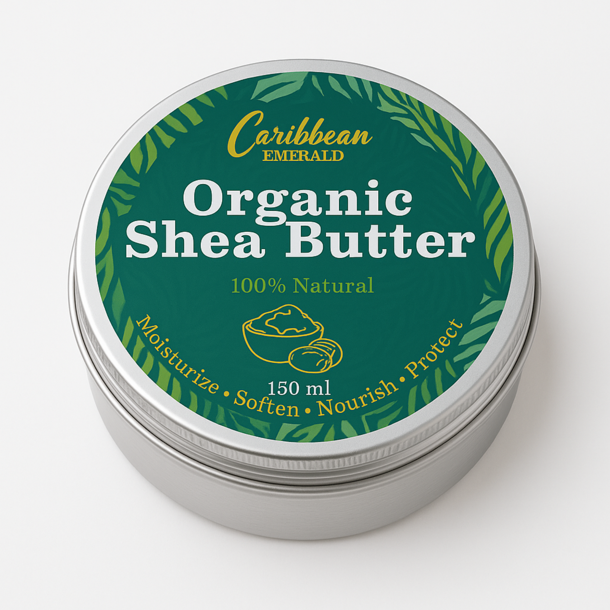 Caribbean Emerald Organic Shea Butter 150ml