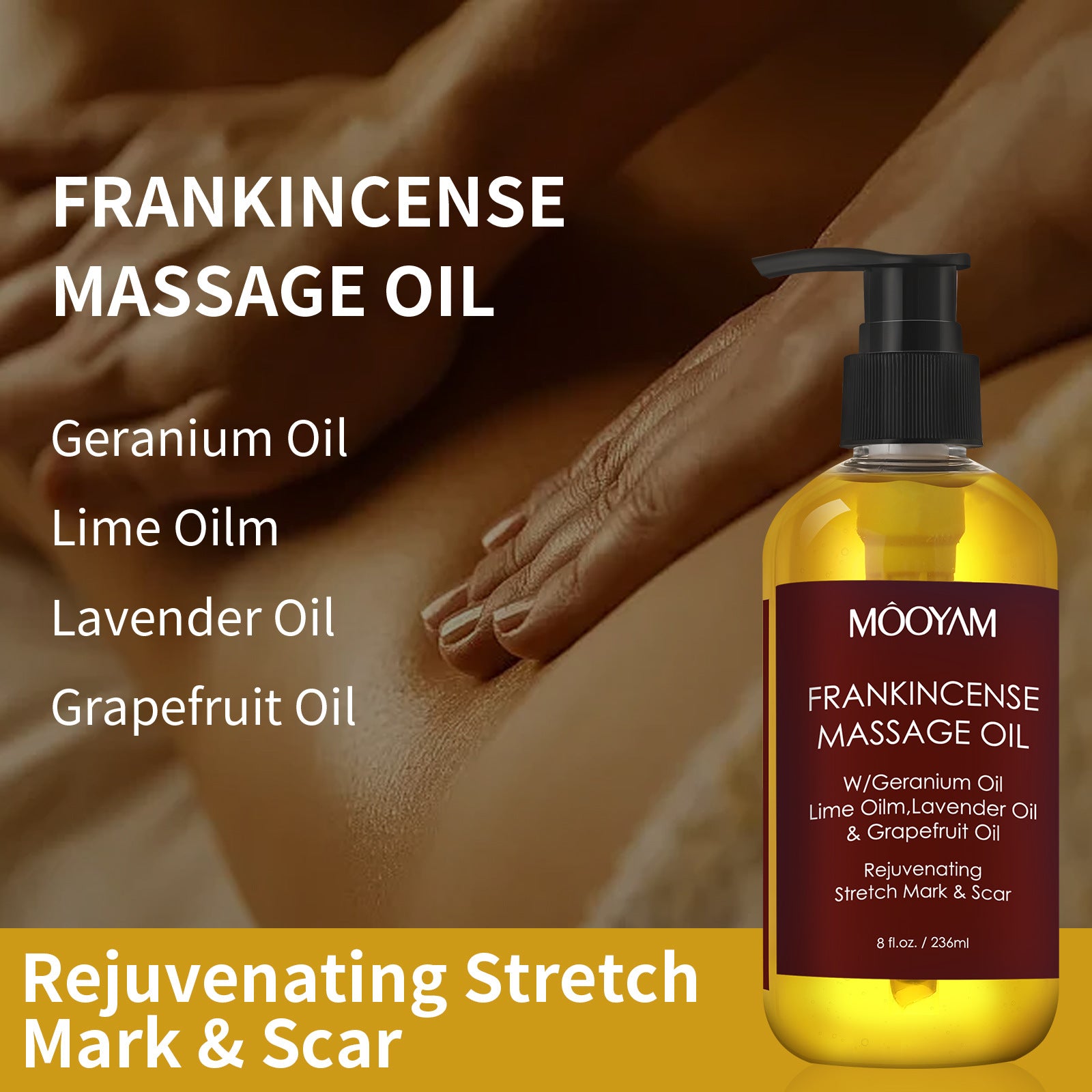 Natural Herbal Massage Oil - Lavender Body Treatment