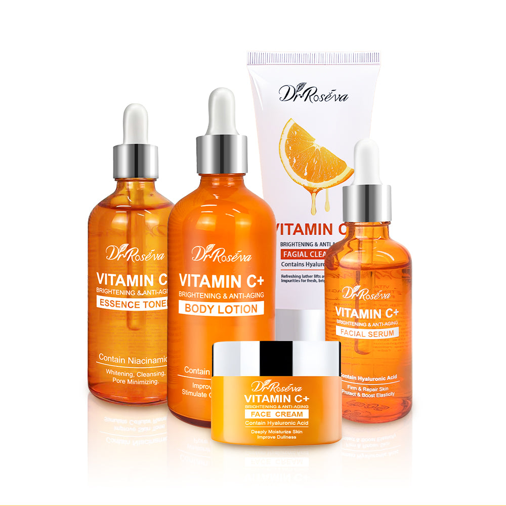 Natural Organic Anti Aging Products - Vitamin C Facial Skincare Kit