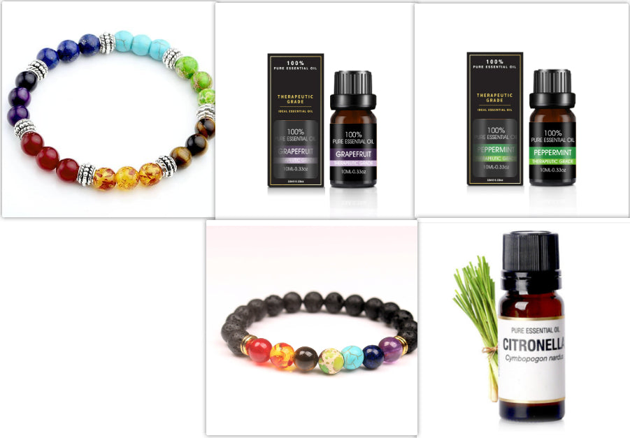 Organic Essential Oils Set - Natural Therapeutic Grade Aromatherapy Kit